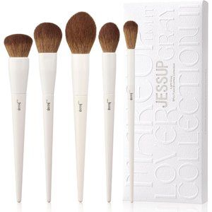 Makeup Brush Set 5Pcs Face Makeup Brushes Vegan Soft Foundation Brush Blush